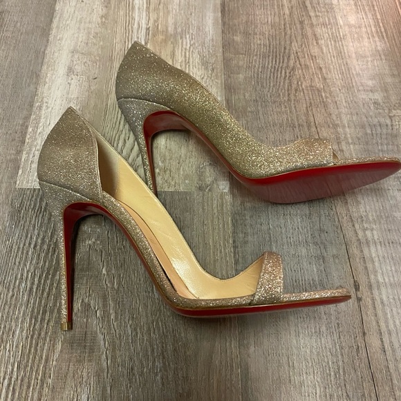 Christian Louboutin Toboggan 100 Glitter Mini - Picture 8 of 12